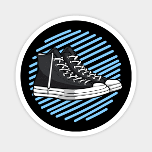 High Black Skate Sneaker Magnet